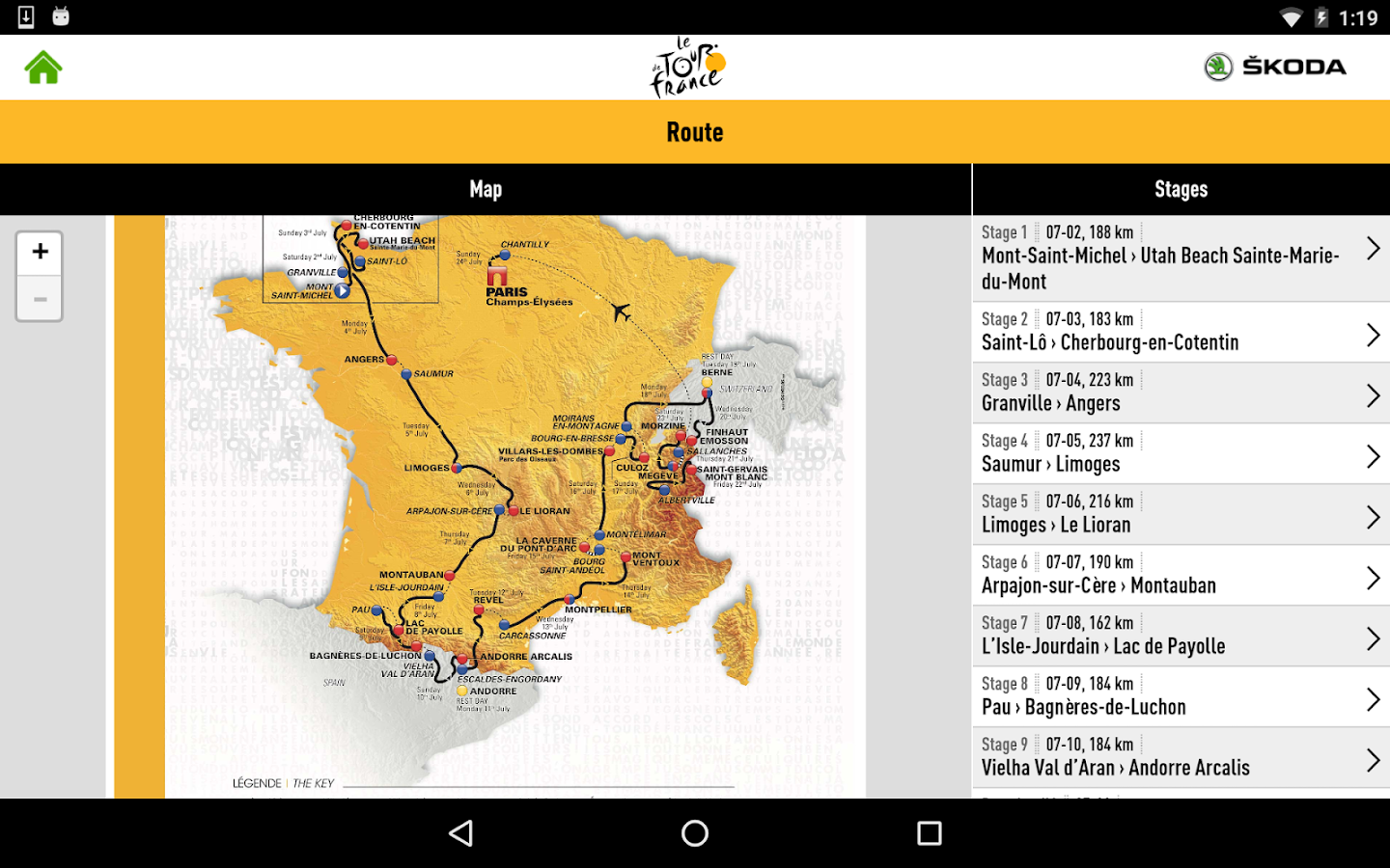 le tour de france app