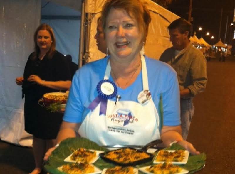 Jackie Mento, Preparing Her Finalist Dish At The World Food Championships!