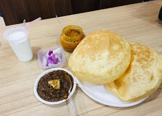 Akash Singh Pangauriya at Radha Krishna Chole Bhature, Aditya Mega Mall,  photos