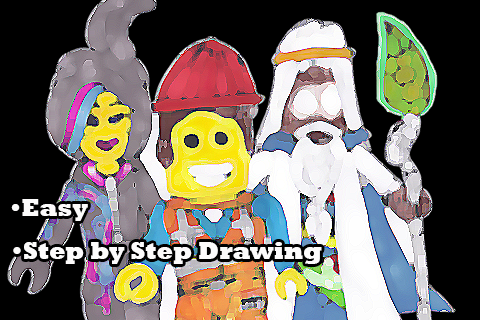 How to Draw Lego Superheroes