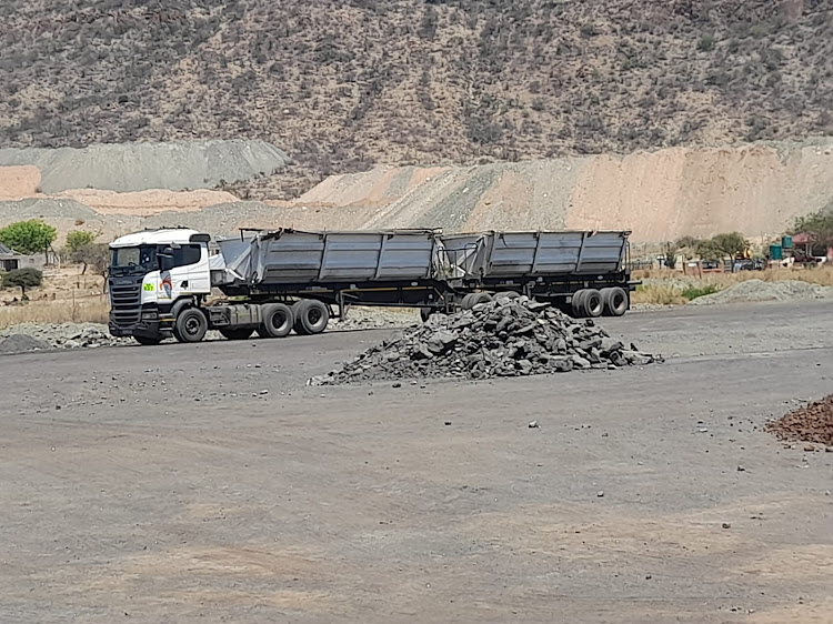 A Hawks team tracking illegal miners recovered the chrome this week.