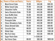 Amazing Cake & Bakery menu 1