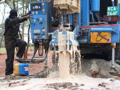 One of the water drilling machines purchased by the Trans Nzoia county government. /MATHEWS NDANYI