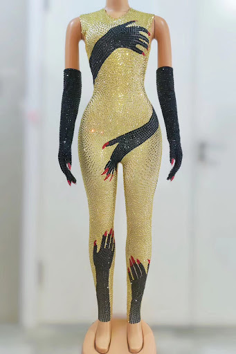 Title 8, European and American Rhinestone Oversleeve Tul...