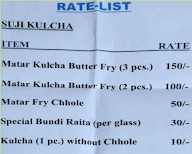 Modern Chhole Kulche menu 1