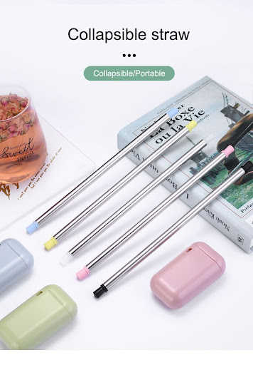 Title 1, Acero inoxidable 304 paja plegable