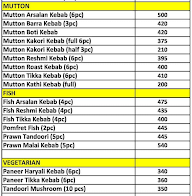 Arsalan menu 2