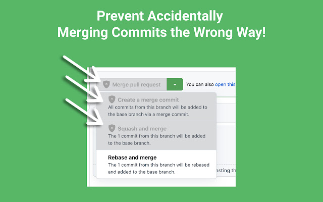 Merge Protector for Github chrome extension