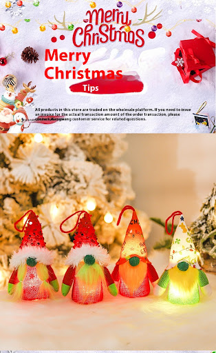 Title 6, Forest Man Luminous Pendant Christmas Decoratio...