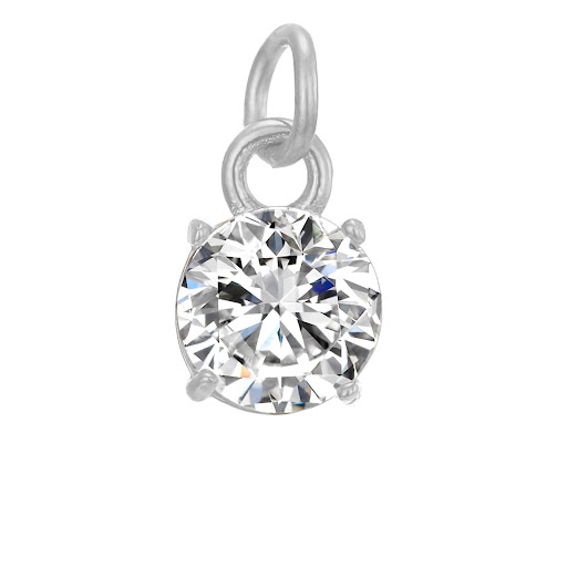 Title 16, New stainless steel round diamond ladies penda...