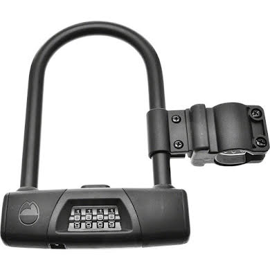 Rocky Mounts Shackelton U-Lock - Resettable Combination, 3.7 x 6.5", With Bracket