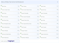 Relax Tea Corner And Restaurant menu 2