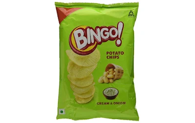 Bingo Potato Chips -Cream & Onion