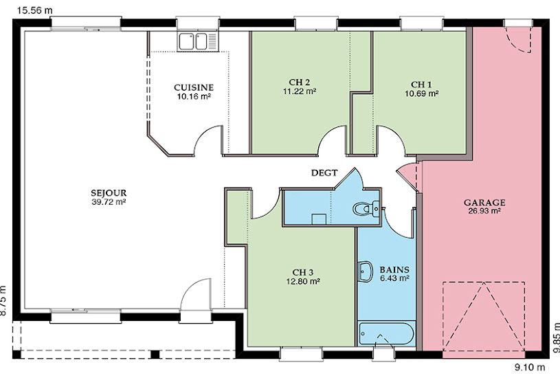  Vente Terrain + Maison - Terrain : 2 700m² - Maison : 100m² à Parigny-les-Vaux (58320) 