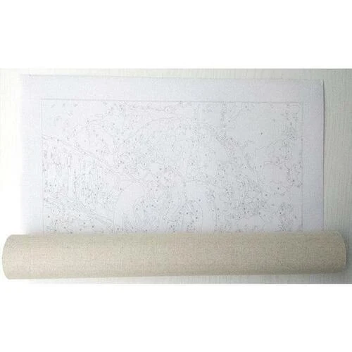 Pintura a óleo digital de paisagem floral manual decorativa. Pinte sua própria obra de arte. Fácil de usar, perfeito para decorar sua casa.