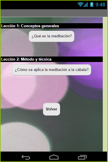 Equilibrio KabalahMobile Screen 2