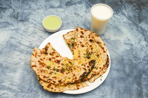 Paneer Paratha With Lassi Combo