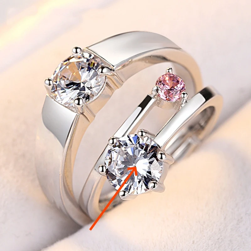 Koreaanse minimalistische koppelringen. Elegant en discreet design, symboliseert liefde en verbinding met een moderne en subtiele touch voor jullie.