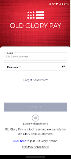 Screenshot Old Glory Pay