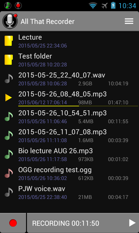    All That Recorder Lite- screenshot  