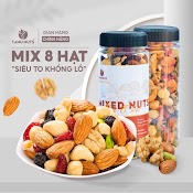 Hạt Dinh Dưỡng Mix 8 Loại Tanu Nuts Hũ 350G/500G, Ngũ Cốc Granola Ăn Kiêng Giảm Cân Tốt Cho Người Tập Gym, Yoga, Bà Bầu