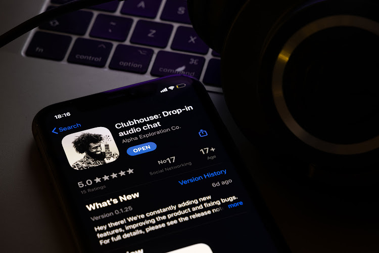 Clubhouse app.