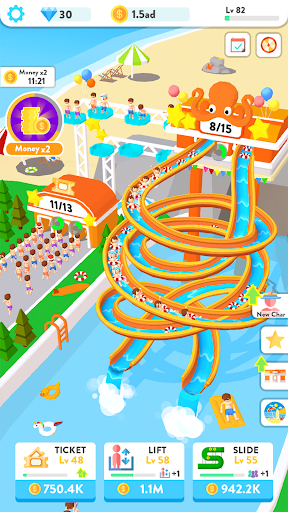 Screenshot Idle Water Slide