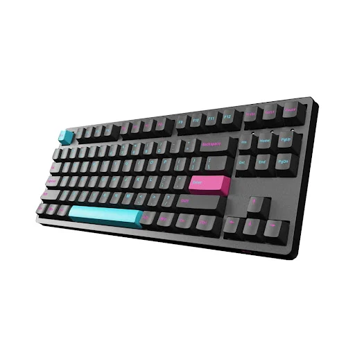 Bàn phím cơ Akko 3087 DS Midnight V2 Pink Switch