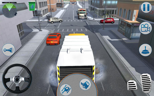 Screenshot Road Garbage Dump Truck Driver