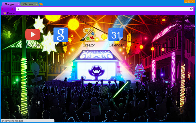 Monstercat 022 - Contact Theme chrome extension