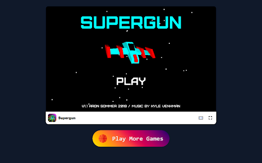 Supergun Game - Dodge red squares and guide your ship safely! Preview 1