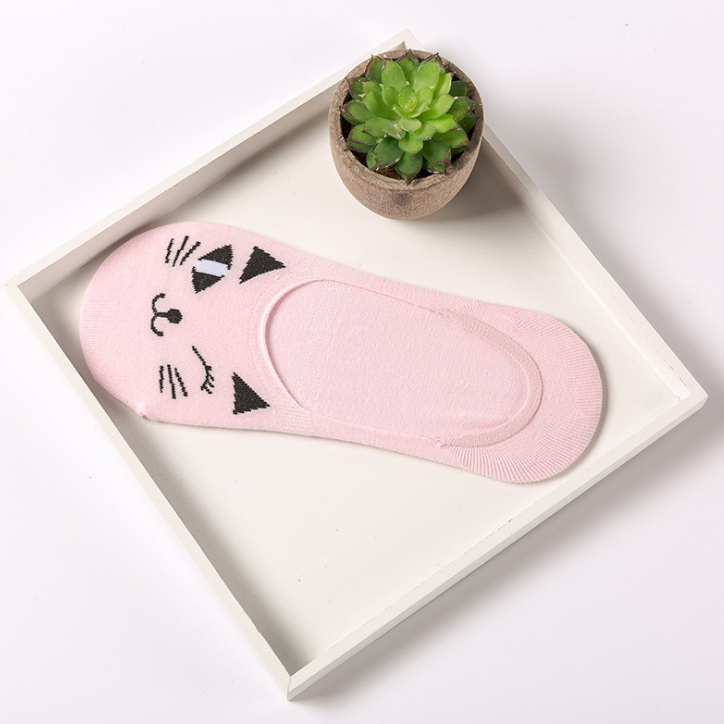 Warme, bequeme Baumwoll-Socken für Mädchen und Frauen, unsichtbare Farbe für Mädchen und Jungen