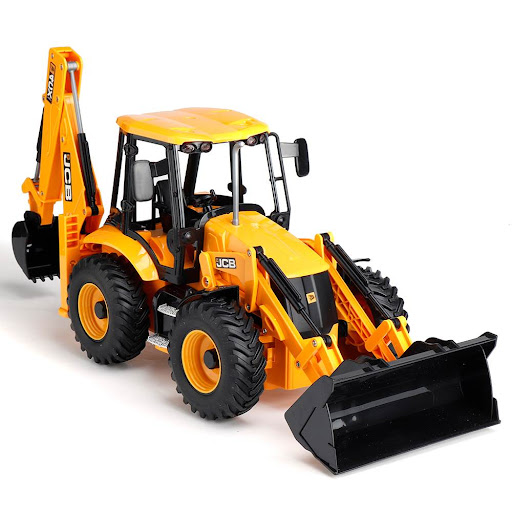 Title 4, Remote Control Backhoe Loader Toy Two-way Excav...