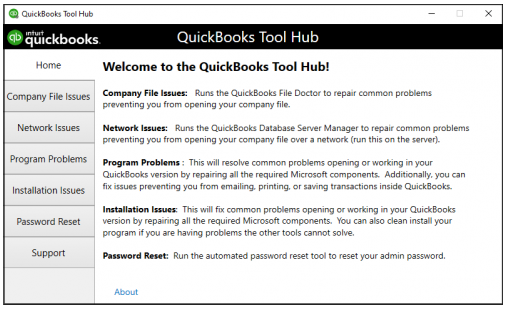 Quickbooks tool hub