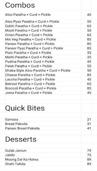 Mom's Paratha & Biryani menu 2