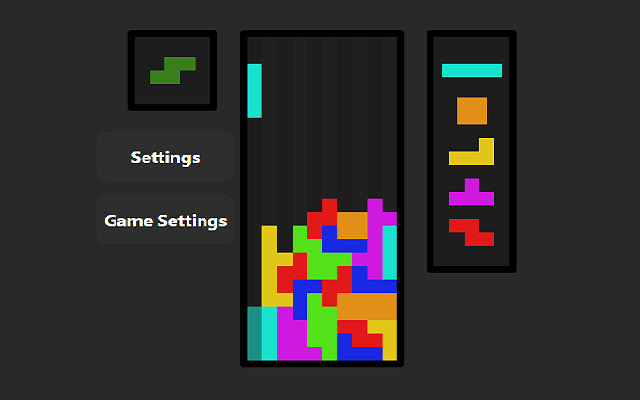 Modern Tetris chrome extension