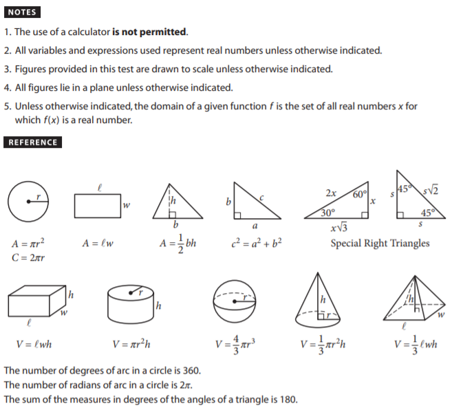 Math Formulas You Should Know For The SAT