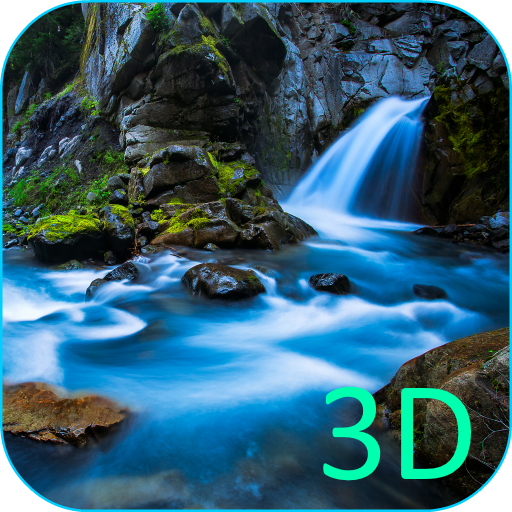 Waterfall 3D Live Wallpaper 個人化 App LOGO-APP開箱王