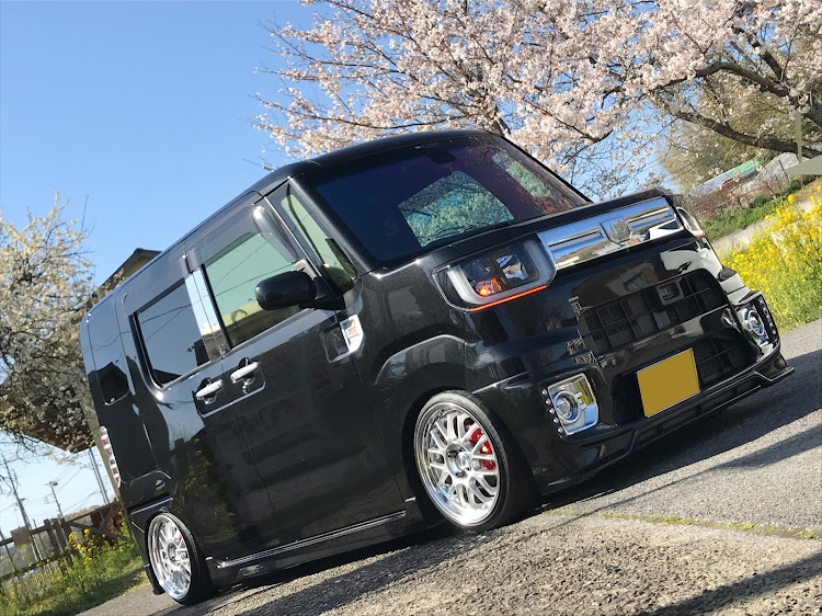 ウェイクのウェイク・桜とコラボ・マイスター・キャンバーに関するカスタム事例の投稿画像2枚目
