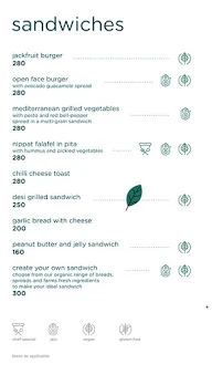 Pure & Sure Organic Cafe menu 5