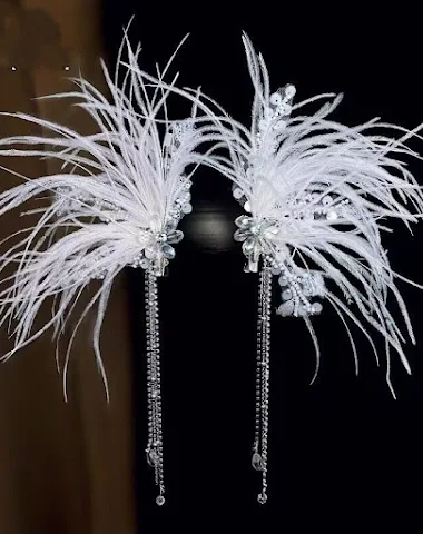 Barrettes à plumes de fée, coiffure - 3