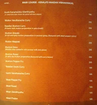 Kumarakom menu 7