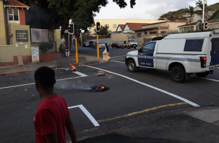 Police were called in to diffuse the situation at the Durban University of Technology on Friday.