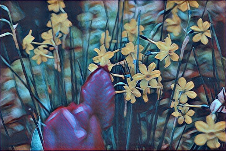 Nボックスカスタムのアプリ加工・スケッチ風・花を愛する綺麗な心・色鉛筆画に関するカスタム事例の投稿画像10枚目