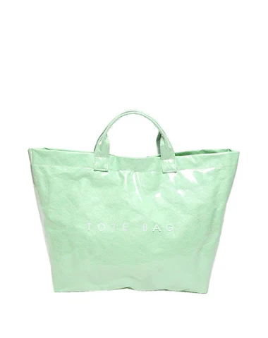 Bolsa de mão feminina de PVC imperm - 1