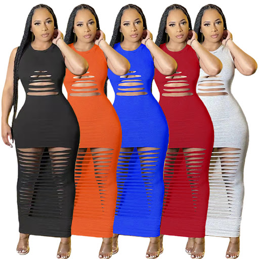 Title 11, Womens Summer Fashion Casual Burnt Dress Light...