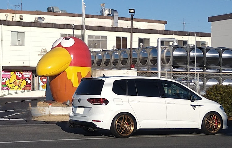 ゴルフトゥーランのドライブ・まだまだ寒い・VWのある生活に関するカスタム事例の投稿画像1枚目