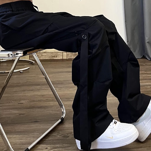 Title 6, New Work Clothes Pleated Functional Mens Loose...