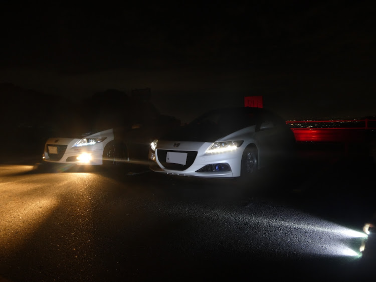CR-Zのドライブ・同車種コラボ・筑波山・ナイトドライブ・夜景に関するカスタム事例の投稿画像2枚目