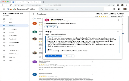 ReviewReply AI screenshot 1